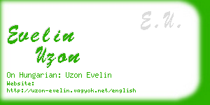 evelin uzon business card